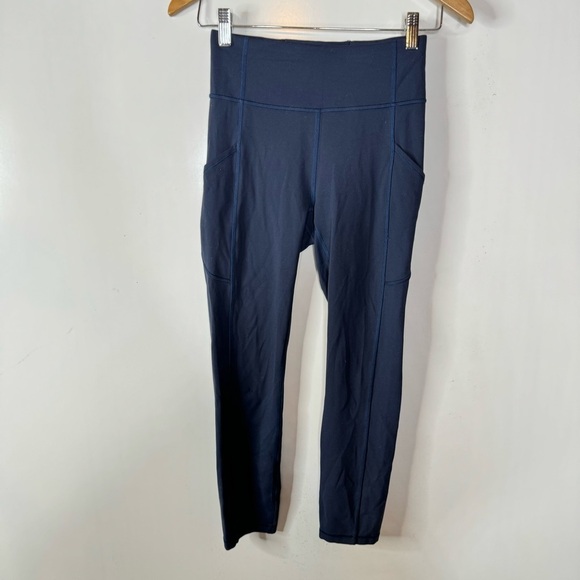 lululemon athletica Pants - Lululemon Invigorate High-Rise Crop 23" Navy Size 4